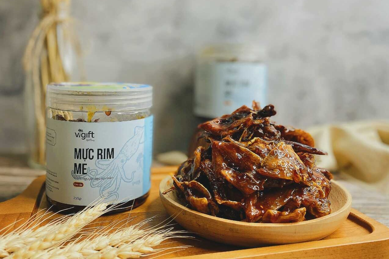 Đặc sản Mực rim me Đà Nẵng